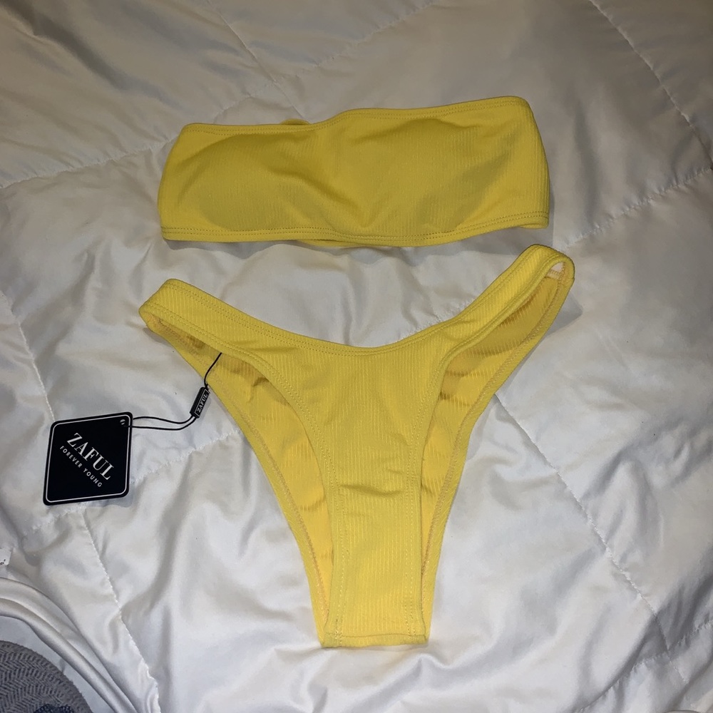 ZAFUL YELLOW BIKINI